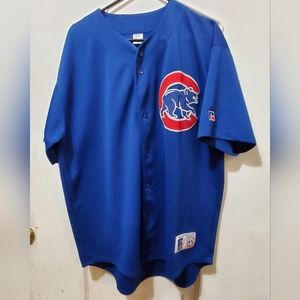 Chicago CUBS RUSSELL ATHLETICS blue  jersey 100% polyester, size XXL